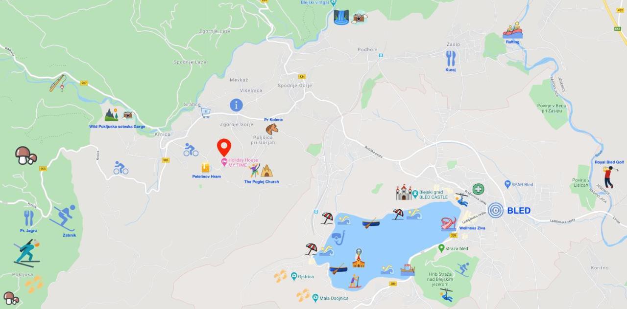 My Time Holiday House With Sauna Zgornje Gorje Ngoại thất bức ảnh
